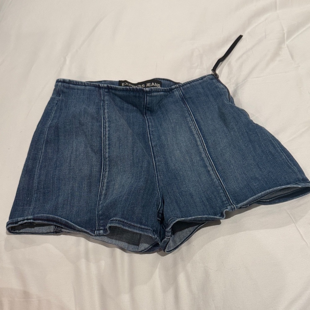 Express Classic Blue Denim Shorts